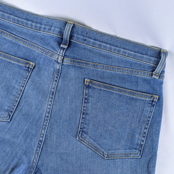 Veronica Beard Carolyn 10" Baby Boot Exposed Button Fly Frayed Grotto 31/12 EUC - Picture 10 of 13